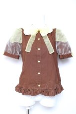 画像1: Angelic Pretty / Honey Bear's Cafeブラウス  ブラウン Y-26-01-24-043-AP-BL-SZ-ZS (1)