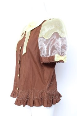 画像2: Angelic Pretty / Honey Bear's Cafeブラウス  ブラウン Y-26-01-24-043-AP-BL-SZ-ZY