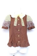 Angelic Pretty / Honey Bear's Cafeブラウス  ブラウン Y-26-01-24-044-AP-BL-SZ-ZY