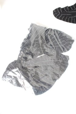 画像5: Chalmiere / ストライプリボンブラウス M 黒 Y-26-01-24-047-LO-BL-SZ-ZY