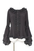 中国ロリータ / 姫袖ブラウス XL 黒 Y-26-01-24-049-LO-TO-SZ-ZY