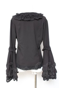 画像2: 中国ロリータ / 姫袖ブラウス XL 黒 Y-26-01-24-049-LO-TO-SZ-ZY
