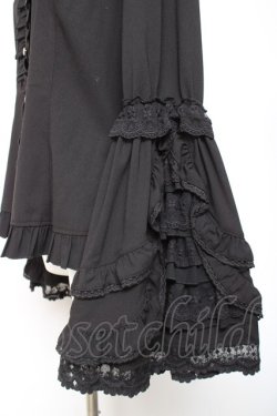 画像3: 中国ロリータ / 姫袖ブラウス XL 黒 Y-26-01-24-049-LO-TO-SZ-ZY