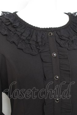 画像4: 中国ロリータ / 姫袖ブラウス XL 黒 Y-26-01-24-049-LO-TO-SZ-ZY