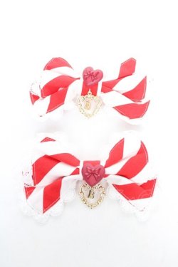 画像1: BABY, THE STARS SHINE BRIGHT / Patissiere Bonbon Ribbonクリップ  赤 Y-26-01-24-010-BA-AC-SZ-ZY