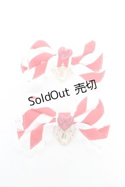 画像1: BABY, THE STARS SHINE BRIGHT / Patissiere Bonbon Ribbonクリップ  赤 Y-26-01-24-010-BA-AC-SZ-ZY