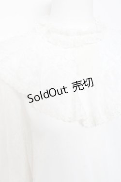 画像5: axes femme kawaii / ヴィンテージシフォンブラウス  白 Y-26-01-24-051-AX-BL-SZ-ZS