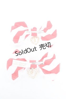 画像2: BABY, THE STARS SHINE BRIGHT / Patissiere Bonbon Ribbonクリップ  赤 Y-26-01-24-010-BA-AC-SZ-ZY