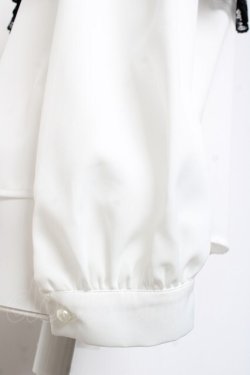 画像3: Ank Rouge / ぽんぽんリボンケープブラウス M 白 Y-26-01-24-053-CA-BL-SZ-ZY