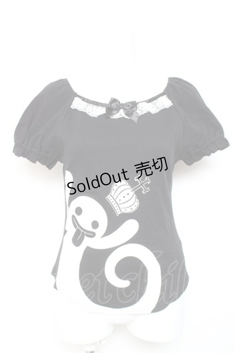 画像1: Angelic Pretty / ホロホロゴーストカットソー  黒 Y-26-01-24-054-AP-TO-SZ-ZY (1)