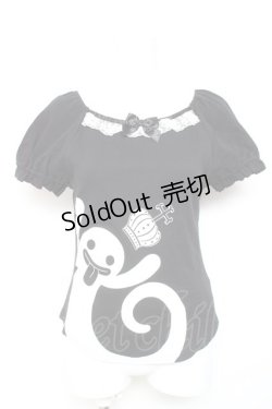 画像1: Angelic Pretty / ホロホロゴーストカットソー  黒 Y-26-01-24-054-AP-TO-SZ-ZY