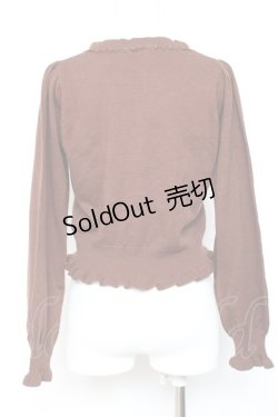 画像2: axes femme kawaii / 2つリボンカーディガン  ブラウン Y-26-01-24-057-AX-TO-SZ-ZY