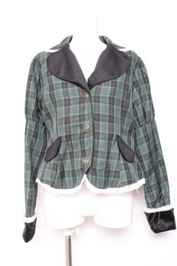 画像1: Eri Aino's Collection / シャーロットの水曜日ジャケット  グリーン Y-26-01-24-059-LO-JA-SZ-ZY