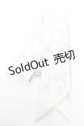 Maison de FLEUR / フラワープリントスカーフ  サックス Y-26-01-24-012-LO-ZA-SZ-ZT639-F001