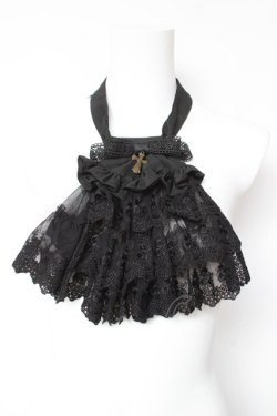 画像1: ATELIER PIERROT / Royal Lace Jabot  黒 Y-26-01-24-013-EL-ZA-SZ-ZY