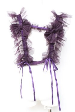 画像3: Vallee lys / Nocturne Tulle Harness  パープル Y-26-01-24-062-GO-TO-SZ-ZY