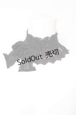 画像1: ATELIER PIERROT / Laced Graceチョーカー  黒 Y-26-01-24-014-EL-AC-SZ-ZY