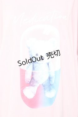 画像4: LISTEN FLAVOR / おくすりベアプルオーバー  ピンク Y-26-01-24-064-PU-TO-SZ-ZY