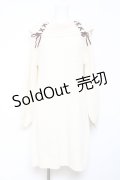 axes femme / ニットロングワンピース F 生成り Y-26-01-24-066-AX-OP-SZ-ZY