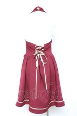 画像2: axes femme POETIQUE / ドッキングデザインジャンドレ  ワイン Y-26-01-24-067-AX-OP-SZ-ZI (2)