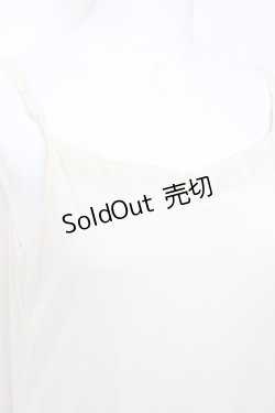 画像3: axes femme / レース使いペチワンピース  生成り Y-26-01-24-068-AX-OP-SZ-ZY