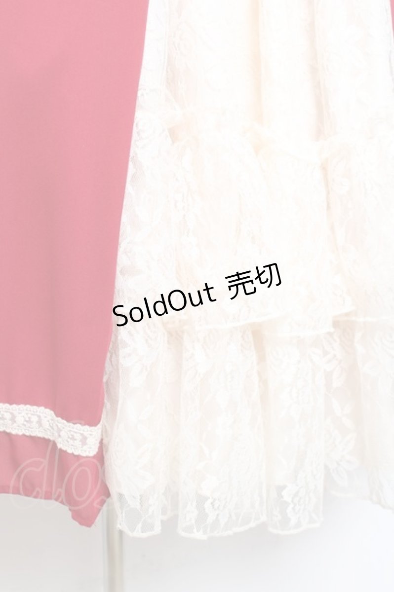 画像5: axes femme kawaii / ヴィンテージシフォンJスカート  赤 Y-26-01-24-071-AX-OP-SZ-ZS (5)