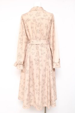 画像2: axes femme / チュール袖シャツワンピース  ベージュ Y-26-01-24-072-AX-OP-SZ-ZY