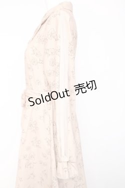 画像3: axes femme / チュール袖シャツワンピース  ベージュ Y-26-01-24-072-AX-OP-SZ-ZY