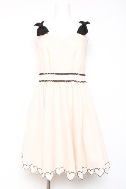 画像1: Secret Honey / 肩リボンワンピース 2 アイボリー Y-26-01-24-076-CA-OP-SZ-ZY