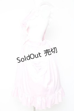 画像2: Nile Perch / ハートエプロンジャンパースカート  ピンク Y-26-01-24-077-LO-OP-SZ-ZY