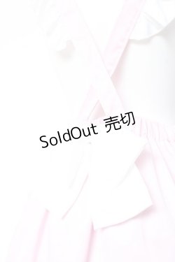 画像4: Nile Perch / ハートエプロンジャンパースカート  ピンク Y-26-01-24-077-LO-OP-SZ-ZY