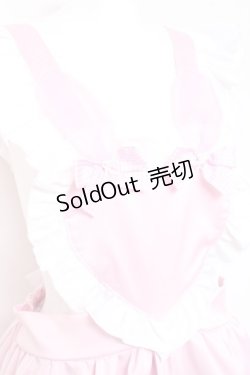 画像5: Nile Perch / ハートエプロンジャンパースカート  ピンク Y-26-01-24-077-LO-OP-SZ-ZY