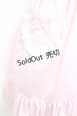 画像6: Nile Perch / ハートエプロンジャンパースカート  ピンク Y-26-01-24-077-LO-OP-SZ-ZY