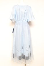 画像2: axes femme / ピーター・パン/プリントワンピース F サックス Y-26-01-24-080-AX-OP-SZ-ZS (2)