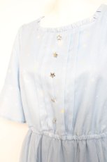 画像3: axes femme / ピーター・パン/プリントワンピース F サックス Y-26-01-24-080-AX-OP-SZ-ZS (3)