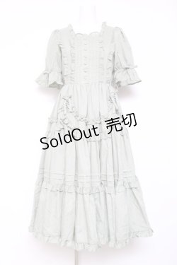 画像1: Chalmiere / フリルロングワンピース M ミント Y-26-01-24-081-LO-OP-SZ-ZY