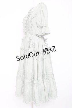 画像2: Chalmiere / フリルロングワンピース M ミント Y-26-01-24-081-LO-OP-SZ-ZY