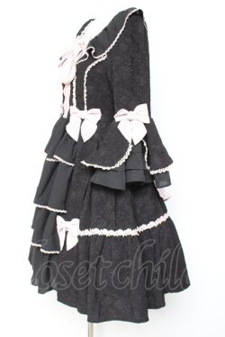 画像2: axes femme kawaii / メアリー姫袖ドレス M 黒 Y-26-01-24-082-AX-OP-SZ-ZY