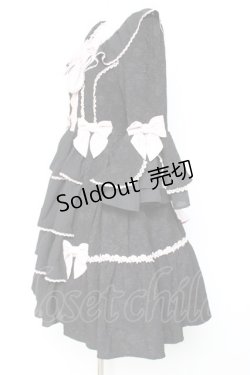 画像2: axes femme kawaii / メアリー姫袖ドレス M 黒 Y-26-01-24-082-AX-OP-SZ-ZY