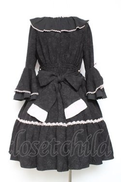 画像3: axes femme kawaii / メアリー姫袖ドレス M 黒 Y-26-01-24-082-AX-OP-SZ-ZY