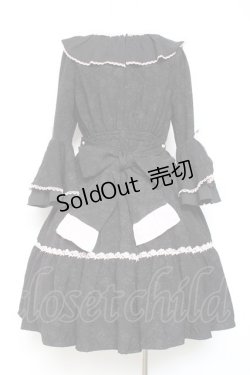 画像3: axes femme kawaii / メアリー姫袖ドレス M 黒 Y-26-01-24-082-AX-OP-SZ-ZY