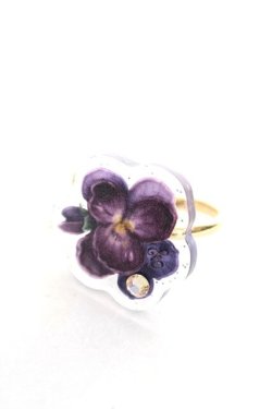 画像1: Enchantlic Enchantilly / Dolled Up Ring （すみれ）  パープル Y-26-01-24-002-LO-AC-SZ-ZY