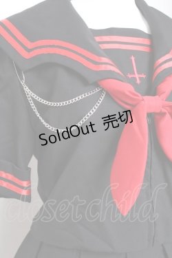 画像6: Grrr the Lipper / 魔界学園セーラーセットアップ F ブラック×レッド Y-26-01-24-083-PU-OP-SZ-ZY