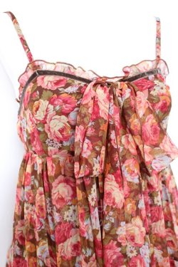 画像4: LIZ LISA / フラワー柄ロンパース 0 ブラウン Y-26-01-24-086-LO-OP-SZ-ZY