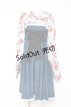 画像1: marcHenTica / 袴風ワンピース  椿 Y-26-01-24-087-LO-OP-SZ-ZY