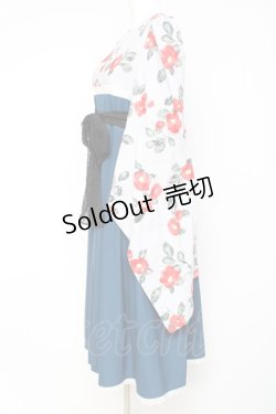 画像2: marcHenTica / 袴風ワンピース  椿 Y-26-01-24-087-LO-OP-SZ-ZY