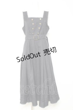 画像1: Kurumi Collaboration / マリンアカデミアジャンパースカート LL 濃青 Y-26-01-24-088-LO-OP-SZ-ZI