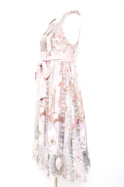 画像2: Ozz oneste / Valkrie神殿モチーフキャミワンピース  ピンク Y-26-01-24-089-OO-OP-SZ-ZY