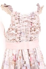 画像4: Ozz oneste / Valkrie神殿モチーフキャミワンピース  ピンク Y-26-01-24-089-OO-OP-SZ-ZS (4)