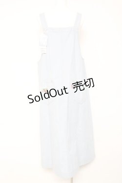 画像3: PINK HOUSE / チェリー刺繍使いデニムジャンパースカート F サックス Y-26-01-24-091-LO-SK-SZ-ZT621